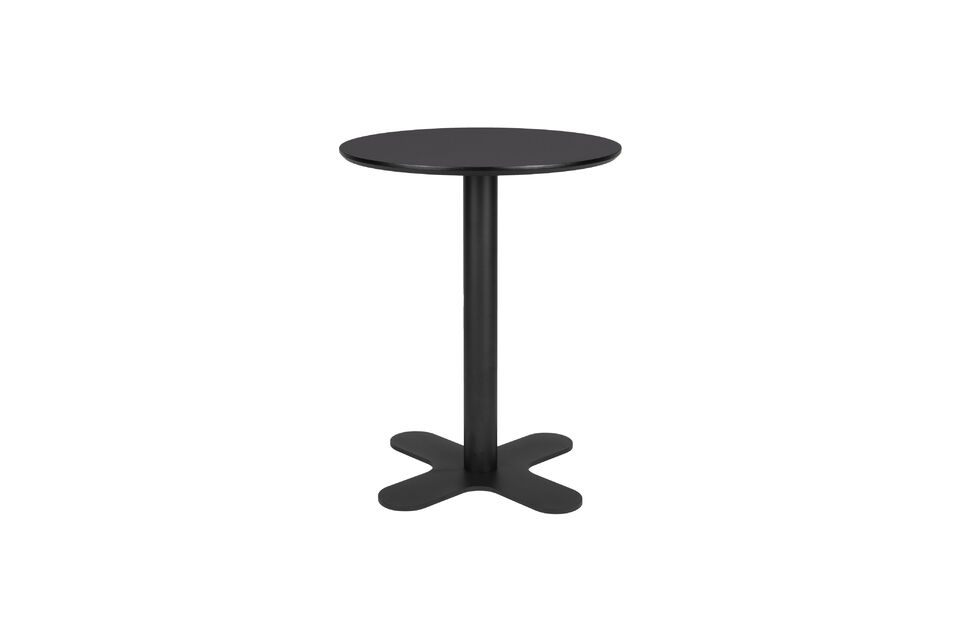 Round bistro table black Sanjay White Label