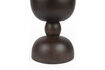 Miniature Round brown mango wood side table Izzy 2