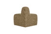 Miniature Round Corner Dining Bench Bouclé Ochre Yellow Mojo 5