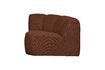 Miniature Round corner element boucle rust brown melange MOJO 2