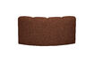 Miniature Round corner element boucle rust brown melange MOJO 4