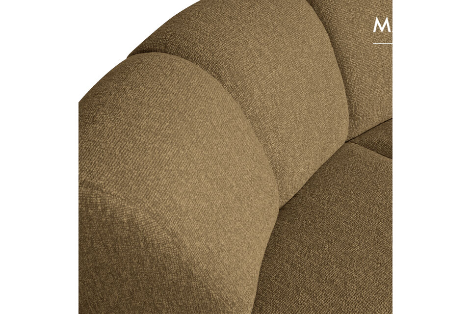 With its stylish vertical stitching, the Mojo adds a playful and unique twist to any interior