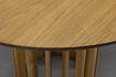 Miniature Round dining table in beige wood Barlet 3