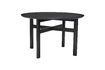 Miniature Round dining table in black ash wood Fjord 1