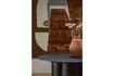 Miniature Round dining table Ø140 cm MDF dark brown Oona 3