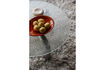 Miniature Round glass and silver metal coffee table Marly 5
