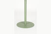 Miniature Round green steel side table Snow 4