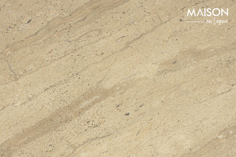 They are made entirely of concrete, finished with a beautiful natural stone look