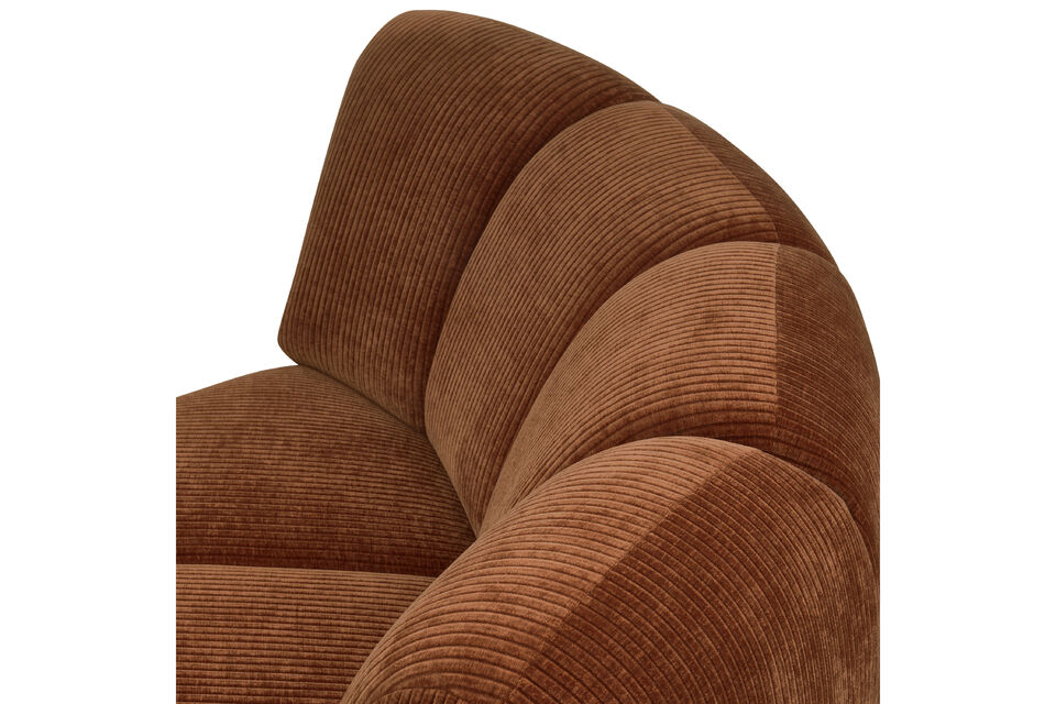 Material The Remy Rib is a modern fabric that offers a luxurious look and feel