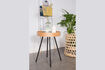 Miniature Round oak side table Oak Tray 1