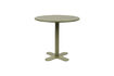 Miniature Round outdoor bistro table in green metal Sanjay Outdoor 1
