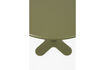 Miniature Round outdoor bistro table in green metal Sanjay Outdoor 2