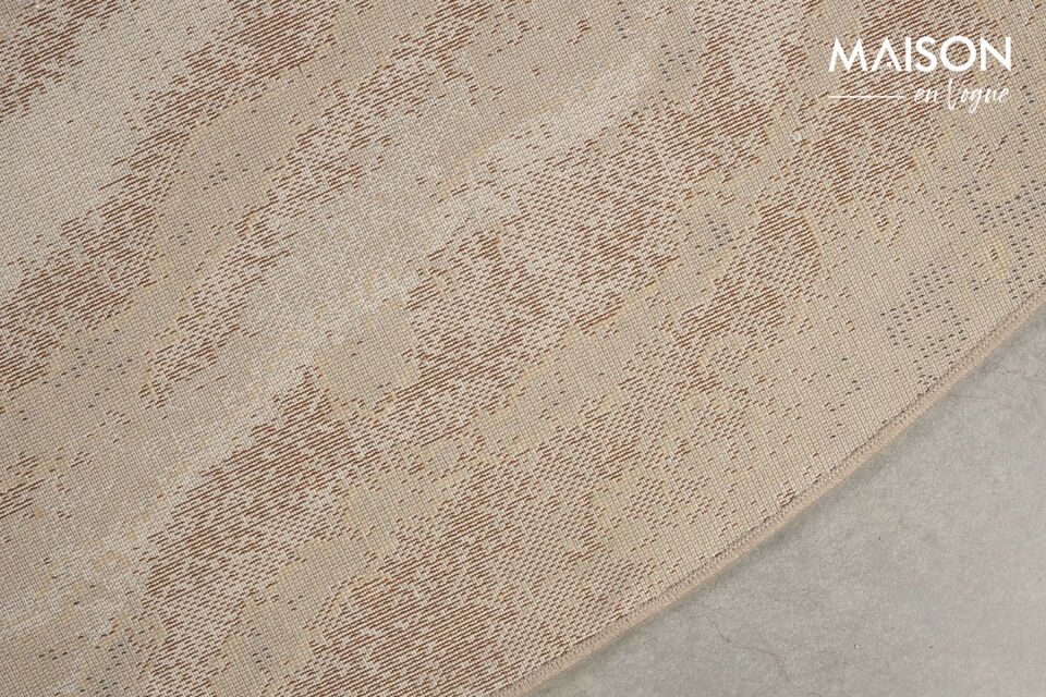 The charm of the Solar fabric rug