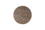 Miniature Round Rug Ø200 cm Wool Brown Melange Efia Clipped