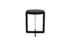 Miniature Round side table in black steel Centre 2