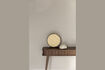 Miniature Round table lamp in brown wood Sien 7