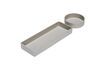 Miniature Round tray in light grey District metal 5