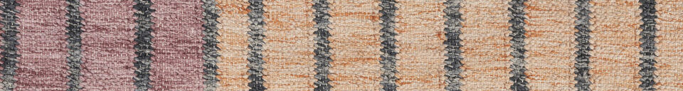 Benadrukte materialen Roze katoenen vloerkleed 160x230 cm Hampton