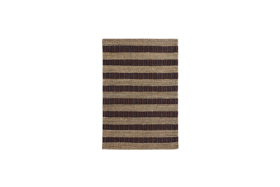 Rug 130 x 85 cm Jute Brown and Natural HDBlock House Doctor