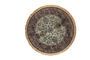 Miniature Rug 160x160 cm in green fabric Raz Clipped