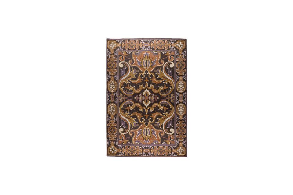 Rug 160x230 cm in orange fabric Bashmira DutchBone
