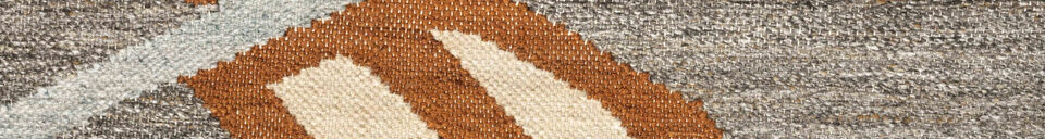 Material Details Rug 160x230 cm in orange recycled plastic Saigon
