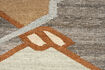 Miniature Rug 160x230 cm in orange recycled plastic Saigon 3
