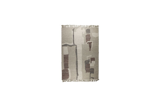 Rug 160x230 cm in orange wool Caminito Clipped