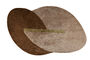 Miniature Rug 160x257 cm in brown polyester Phila Clipped