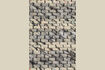 Miniature Rug 170x240 cm in grey-blue wool Frills 6