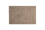 Miniature Rug 170x240 cm Wool Sand Alicia Clipped