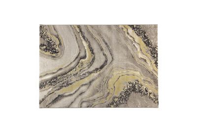 Rug 300x200 cm in grey fabric Solar