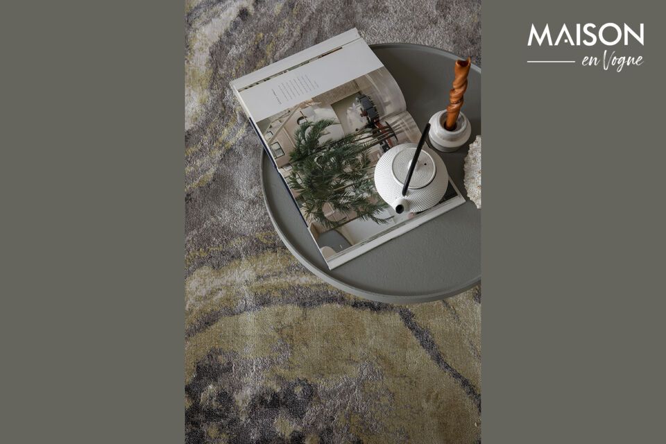 Rug 300x200 cm in grey fabric Solar - 8