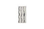 Miniature Rug 90x180 cm Cotton and Polyester Beige Muzo Clipped