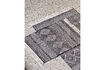 Miniature Rug 90x60 cm Jute and Cotton Black and Natural Ethnic 2