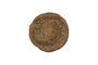 Miniature Rug Ø160 cm Wool and Polyester Brown Orvi Clipped