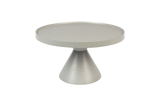 Runder Couchtisch aus grauem Aluminium Floss ohne jede Grenze