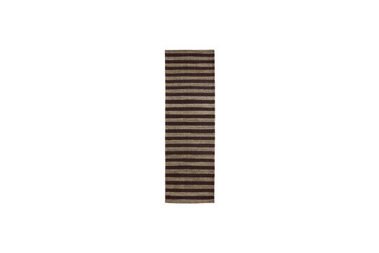 Runner Rug 300x90 cm Jute Brown and Natural HDBlock Clipped