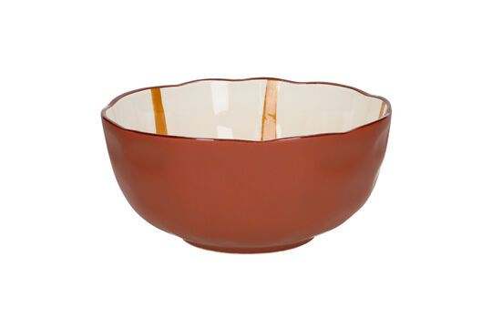 Saladier en porcelaine jaune Mykonos