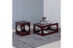 Miniatuur Salontafel 77x50 cm bruin acaciahout Trax 2
