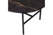 Miniatuur Salontafel 80x60 cm zwart marmerlook Vajen 8