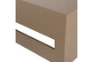 Miniatuur Salontafel 88x88 cm MDF hoogglans zand Modern 5