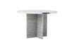 Miniatuur Salontafel D61xH41 cm van wit marmer Rosito 11