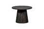 Miniatuur Salontafel Ø60 cm MDF donkerbruin MAAN Productfoto