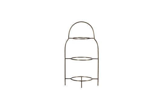 Sana large stainless steel flat gold-plated stand