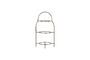 Miniature Sana large stainless steel flat gold-plated stand Clipped