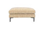 Miniature Sand fabric ottoman Summer Clipped