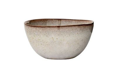 Sandrine beige stoneware bowl