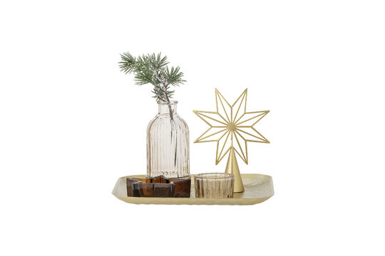 Zie de productbeschrijving sanga Tray w/Votive, Gold, Glass Sanga Tray w/Votive, Gold, Glass