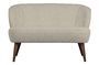Miniature Sara off-white sheepskin effect sofa Clipped